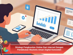 Strategi Penghasilan Online Dari Internet Dengan Pendekatan Realistis Aman Digital Konsisten