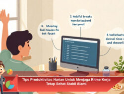 Tips Produktivitas Harian Untuk Menjaga Ritme Kerja Tetap Sehat Stabil Alami
