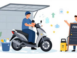 Strategi Membuka Jasa Cuci Motor Rumahan dengan Peralatan Sederhana